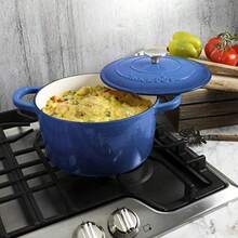 Crock Pot Olla horno holandés redondo Azul 4.73 l 1 - Ver 5