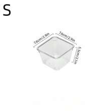 1/4/7pcs Transparent Drawer Organizer Boxes, High-Quality Plastic Material, Minimalist Clear Rectangular Set, Non-Slip Bottom, Stackable Multi-Size Storage Boxes, Suitable For Office, Bathroom And Kitchen - Multicolor - View 10
