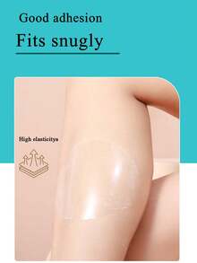 10-20 Thigh Anti-Friction Patches – Unisex Invisible Strip-Shaped Inner Thigh Protector, Transparent Sweat-Proof Elastic Leg Pads For Summer, Plus Size Comfortable Anti-Friction - Multicolor - View 4