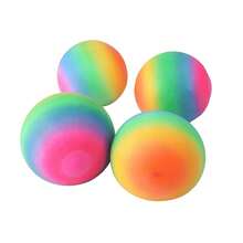 Juguete de pelota de estrujado gigante y colorido, suave y lento para rebotar, un juguete sensorial divertido, perfecto como regalo para compañeros de clase, regalo de cumpleaños, regalo festivo, premio en el aula y el mejor juguete para aliviar la ansiedad - color aleatorio - Ver 8