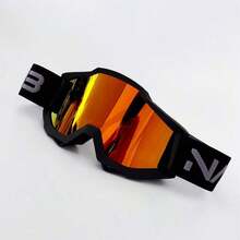Fashionable And Colorful Motorcycle Goggles, Ski Goggles, Snowmobile Goggles, Outdoor Sports Goggles, Motorcycle Goggles, Riding Goggles, Outdoor Sports Windproof Goggles, Off-Road Riding Goggles, Goggles, 1 Pair - C11 Gọng trắng Tròng kính trong suốt - Xem 5