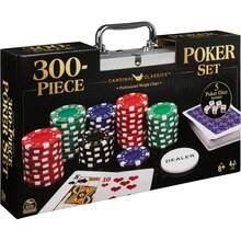 Games, Cardinal Classics, 300-Piece Poker Set With Aluminum Carrying Case & Professional Weight Chips & Poker Dice, For Ages 8+ - 300件撲克牌 - 查看 9