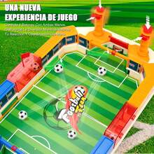 Juego de Mesa de Futbolín, Fútbol de Mesa para Sala, Juego de Futbolín de Mesa, Juegos de Mesa de Fútbol con 2 Balones de Fútbol, Juguetes para Noches de Juegos Familiares, Reuniones, Futbolito - 1 - Ver 4