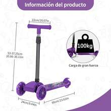 Kick Scooters, Foot Scooters - Purple - View 8