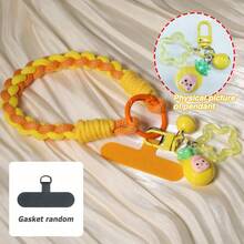 Conjunto de 1 cordão curto para celular estilo verão, alça anti-perda para celular em montanhismo, alça para porta-copos, corda trançada para garrafa de água - Multicolorido - Ver 11