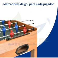 BREEZEE Mesa de Futbolito Compacta para Niños y Adultos, Incluye Pelotas y Accesorios, Diseño de Fácil Montaje, Futbolín, Juego de Mesa para Arcade, para Salas de Juego, Hogar y Oficina - 1 - Ver 5