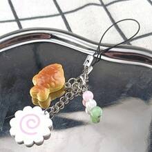 1pcs Cute Japanese Street Food Charms Fish Cake Keychain Bag - 1 cái - Xem 8