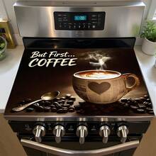 1pc Love Flower Coffee Theme Style Coffee Machine Mats, Dish Mats, Tableware Mats, Table Mats, Especially Suitable For Coffee Machines And Coffee Pots, Bar Mats, Bar Accessories, Very Suitable For Kitchen Use. - Multicolor - View 16