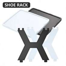 Estantería vertical para zapatos de 9 niveles - Organizador de zapatos de plástico estrecho, sostiene 9 pares, fácil montaje, ideal para entrada, armario, pasillo, baño, dormitorio - Resistente y apilable, estantería de almacenamiento de zapatos - Multicolor - Ver 4