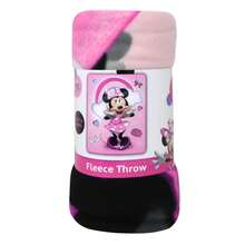 Disney Minnie Mouse Smile 45x60" Fleece Throw Blanket - Nhiều màu - Xem 3