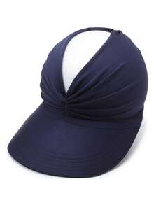 1 pezzo Cappello da sole in tessuto di poliestere tinta unita, antivento e resistente ai raggi UV, di nuova moda, versatile ed elegante, stile casual, adatto per sport all'aperto e uso quotidiano - Multicolore - Visualizzare 7