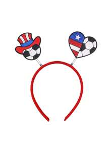 1pc World Cup Headband, Fan Cheering Accessory,Suitable For Sports Events, Parties, Portable And Easy To Wear, Essential Cheering Accessory For Football Matches - Multicolor - View 20