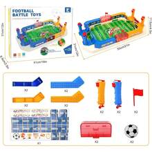 Juego de Mesa de Futbolín, Fútbol de Mesa para Sala, Juego de Futbolín de Mesa, Juegos de Mesa de Fútbol con 2 Balones de Fútbol, Juguetes para Noches de Juegos Familiares, Reuniones, Futbolito - 1 - Ver 8