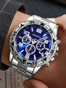 Juego de 3 relojes para hombre – Relojes de estilo empresarial versátiles, ¡perfectos para regalar! - Multicolor - Ver 3