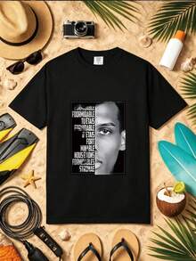 Men T-Shirts - Black - View 5