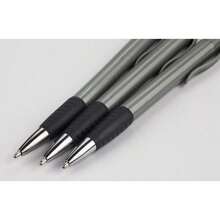 Promarx Megabold Retractable Ballpoint Pens With Comfort Grip, 1.6 Mm, Black, 3 Count - Default - View 3