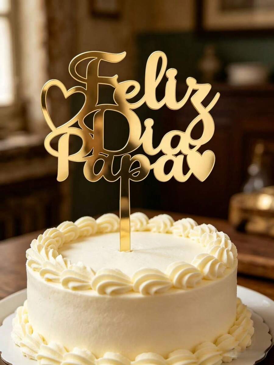 3/6/9件組 西班牙父親節快樂風格壓克力蛋糕插牌,生日快樂 PMMA 蛋糕插牌,蛋糕裝飾,烘焙裝飾,烘焙用品,廚房用品,適用於萬聖節、聖誕派對與慶祝裝飾 - 風格A - 查看 1
