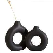 1 chiếc bình hoa trang nhã, hộp đựng hoa bằng nhựa, bình tròn trang trí hình bánh donut, trang trí phòng, phụ kiện trang trí đám cưới, thích hợp cho nhà cửa, văn phòng, tiệc tùng, sinh nhật, quà cưới, trang trí nhà, bình hoa, trang trí bàn. - Nhiều màu - Xem 6