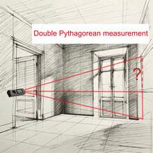 30m/50m Mini Digital Laser Distance Meter, Portable Laser Rangefinder With 3mm Accuracy, Rechargeable Aluminum Alloy Multi-Function Measuring Tool - L50P - View 10