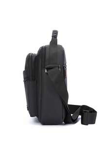 1 Piece Men's Solid Nylon Multi-Pocket Large Capacity Zipper Closure Casual Crossbody Shoulder Bag With Top Handle For Daily Commute & Travel - Multicolor - View 3