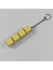 1pc Novelty Keyboard Cap Keychain - Colorful Clicky Desktop Toy, Stress Relief And Anxiety Reducer, Fun Office Decor, Unique Gift Choice - Multicolor - View 4