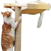 Cama para gato con ventosa, percha para gato montada en ventana, cama de observación para que el gato se dé el sol, accesorio para que el gato se dé el sol y ahorre espacio - Plataforma para tomar el sol con ventosas para gatos - Ver 3