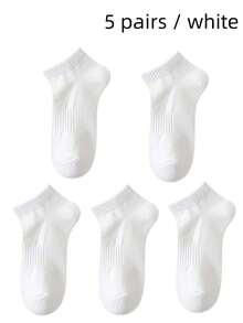 50 chiếc/40 chiếc/32 chiếc tất cổ ngắn mềm mại, thấm hút tốt, lót dệt kim, phù hợp cho cả nam và nữ, co giãn và mềm mại, màu trơn thời trang, thích hợp cho mặc thường ngày, đi làm và các hoạt động thể thao/yoga, dùng được cả bốn mùa - Nhiều màu - Xem 17