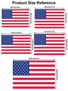 1pc American Flag Tapestry, Printed With American Flag Wall Hanging Suitable For Bedroom, Living Room, Dorm, Studio, Bar, Restaurant, Cafe, 4th Of July Party Event Backdrop Decoration, Multiple Sizes Available, Made Of High-Quality Polyester Fiber - A - View 5