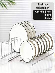 2pcs Stainless Steel Kitchen Storage Rack - Multifunctional Dish Rack With Drainage System, Cutlery Holder, Suitable For Countertop, Kitchen Dish Drying Rack, Kitchen Drawer Organizer - Multicolor - View 3