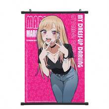 1pc Japanese Anime Style Poster, Suitable For Teen Bedroom Decor, Stress Relief Artwork, Creative Birthday Holiday Gift - Multicolor - View 6