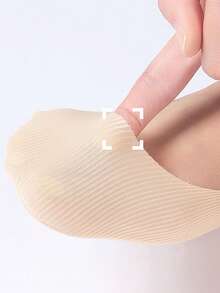 5 đôi tất nữ bằng lụa băng, không lộ cổ, chống trượt, thoáng khí, kiểu tất thuyền cổ thấp, phù hợp với giày cao gót, giày bệt và mang hàng ngày. - Nhiều màu - Xem 7