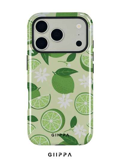 1 件装薄荷绿底色搭配青柠图案设计的 17 Pro Max 手机壳，也适用于 16 Pro Max、15 Pro Max、14 Pro Max，韩版时尚趣味手机壳，兼容 11/12/13/14/15/88 Pro Max Plus，优雅设计男女皆宜，是圣诞节、情人节、复活节、婚礼季和生日送给女友的理想礼物