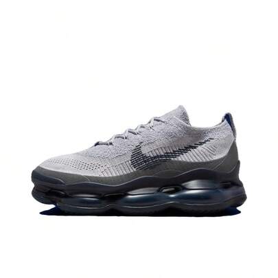  Nike Air Max Scorpion Retro Comfort, Fabric Shock Absorption, Breathable, Lightweight, And Rebound Low-Top Casual Running Shoes, Unisex, Grey