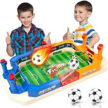 Juego de Mesa de Futbolín, Fútbol de Mesa para Sala, Juego de Futbolín de Mesa, Juegos de Mesa de Fútbol con 2 Balones de Fútbol, Juguetes para Noches de Juegos Familiares, Reuniones, Futbolito - 1 - Ver 1