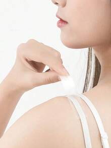 女士透明双面胶带，隐形乳贴，强力衣物粘合剂，防滑衣物配件，固定贴，防走光，肌肤保护护理工具，节日必备，露营旅行必备，婚礼情人节复活节服装配饰，节日必备，海滩，旅行，乳贴，旅行必备 - 白色 - 查看 7