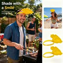 New Creative Palm-Shaped Sun Hat - Fun Palm Sunhat, Unique & Funny Outdoor Sun Hat, Essential For Summer Hiking And Beach - Multicolor - View 4