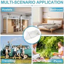 Màn chống muỗi bằng polyester nhẹ, có thể điều chỉnh và dễ dàng lắp đặt, thích hợp cho cắm trại tại nhà, có thể giặt tay (sử dụng quanh năm). - trắng - Xem 5