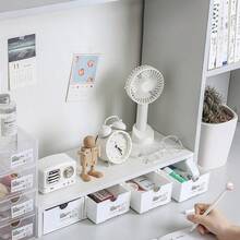 1 chiếc giá đỡ màn hình máy tính đa năng, giá đỡ để bàn chắc chắn dành cho máy tính xách tay, phù hợp cho văn phòng, phòng học, ký túc xá, quà tặng thiết thực. - trắng - Xem 7