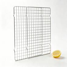 Bộ giá nướng và làm nguội 2 trong 1 bằng thép không gỉ, giá nướng dạng lưới - Giá đỡ lò nướng đa năng dùng để nướng thịt, nướng rau củ, làm nguội bánh quy, an toàn khi rửa bằng máy rửa chén. - Một kích cỡ phù hợp cho tất cả - Xem 13
