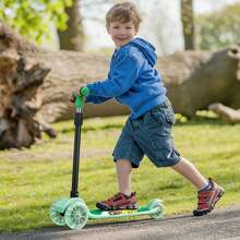 Kick Scooters, Foot Scooters - Green - View 2