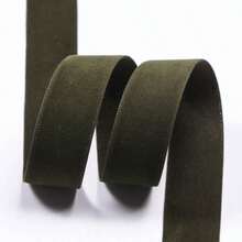 1 cuộn ruy băng ren nhung trang trí 25mm*10m, thích hợp dùng làm nơ cài tóc, trang trí Giáng sinh, gói quà, đồ trang sức tự làm. - Dây da lộn - Xem 23