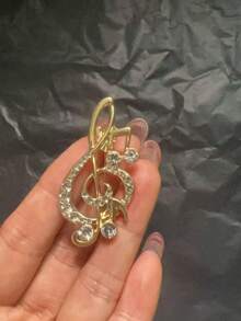 1 Stück Vintage, minimalistischer und eleganter Diamant-Stil Brosche, geeignet für den täglichen Gebrauch von Frauen, passend zu Kleidern für besondere Anlässe. Dieses multifunktionale Accessoire kann perfekt mit Haarzubehör, Modebrillen, Ohrringen, Hüten und Reiseartikeln kombiniert werden, was es zu einem idealen Geschenk für Muttertag, Weihnachten und verschiedene Feierlichkeiten macht. - Verschiedenfarbig - Übersicht 7