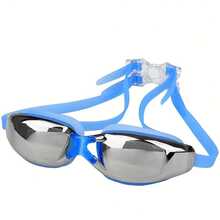 Gafas de natación transparentes antivaho ajustables para adultos, con correa ajustable rápidamente, gafas de natación para hombres y mujeres, ajuste cómodo para entrenamiento y recreación - Multicolor - Ver 8