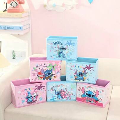 Disney Hộp đựng đồ gấp gọn xinh xắn và tinh tế, thích hợp để đựng mỹ phẩm, văn phòng phẩm, đồ dùng gia đình, v.v. Rất tiện lợi để nhanh chóng tìm thấy những vật dụng nhỏ trong nhà.