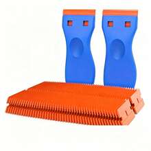 Plastic Cleaning Scraper Tool, Glass Tile Floor Adhesive Remover, Sticker Scraper, Simple Small Scraper For Cleaning - A - View 5