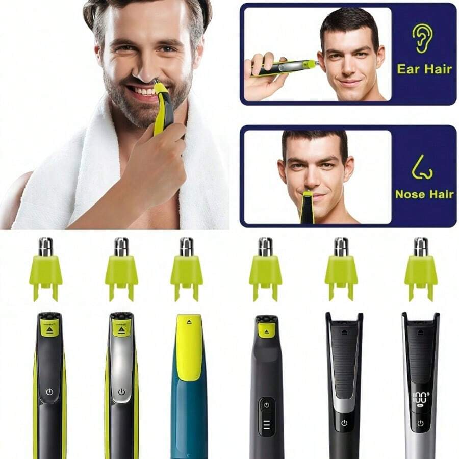 Đầu thay thế cho máy tỉa lông OneBlade QP25/26/27/28/45/65 - Lưỡi thay thế cho máy tỉa lông mũi và tai, tương thích với thiết bị tỉa lông OneBlade - Dễ sử dụng, tương thích với các mẫu QP25/QP26/QP27/QP28/QP45/QP65 - Vệ sinh & Tiện lợi