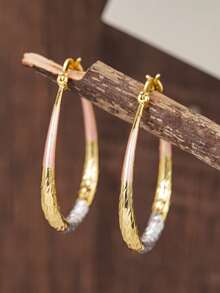 1 Pair Elegant Earrings Suitable For Teenagers, Ideal For Daily Decoration, Party Jewelry Or Birthday Gift - 1# - View 2