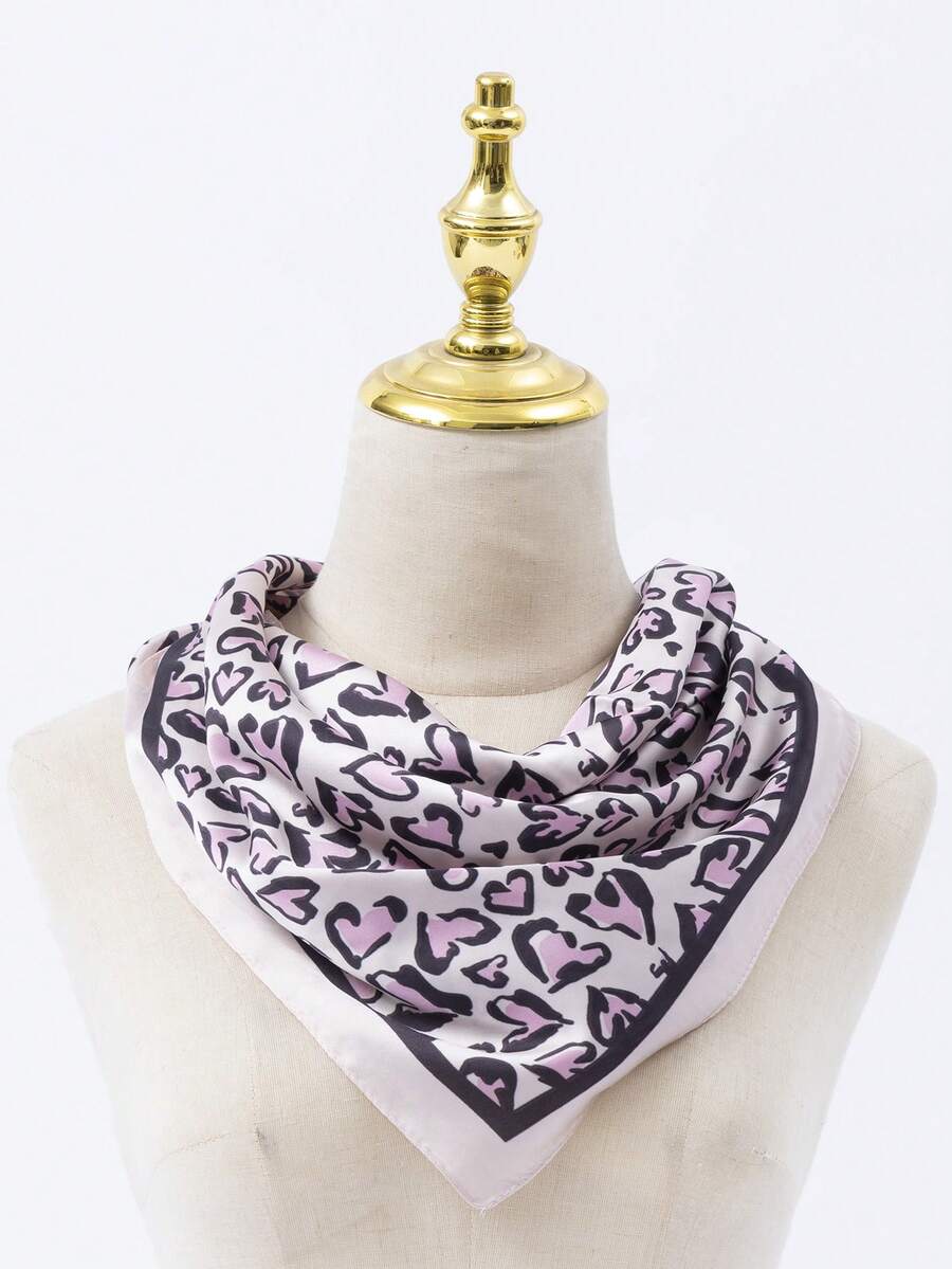 Polyester Casual Printed Scarf - Multicolor - View 1