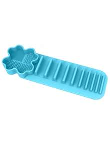 1 Giá đỡ cọ trang điểm đa năng có giác hút, giá phơi cọ bằng silicon, thảm vệ sinh - Thảm giặt và phơi - Xem 10