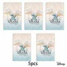 Disney Stitch Gradient Beige Blue Beach Towel 1-Pack, 2 Packs, 3 Packs, 4 Packs, 5 Packs, 6-Pack For Bathroom & Home - 18x26in - View 9